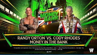 WWE 2K24 RANDY ORTON VS. CODY RHODESMONEY IN THE BANK