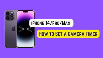 How to Set a Camera Timer on iPhone 14 Pro/Max