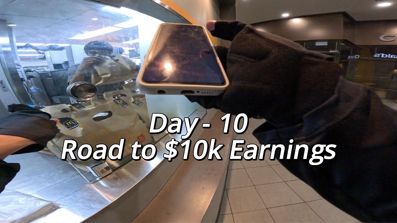 DAY 10 - ROAD TO $10K EARNINGS