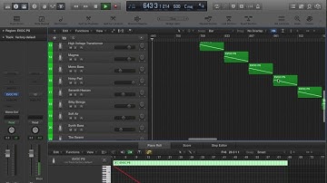 All Logic Pro Evoc20 Example Synth Sounds