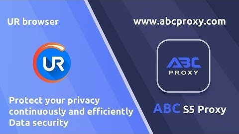 ABCproxy Detailed tutorial on setting up proxies in UR browser #proxy  #socks5  #socks5proxy