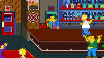 The Simpsons Arcade Game Stage 4 Moe