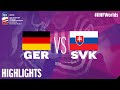 Germany vs. Slovakia - Game Highlights - #IIHFWorlds 2019