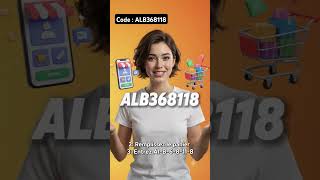 Applique ton code promo Temu comme ça 👆 ALB368118 🇫🇷