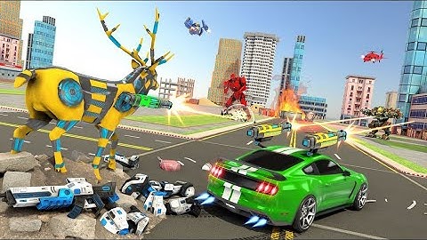 Multi Robot Transform Games: Space Robot Car Games InterBolt Games Gameplay 2