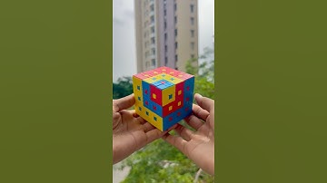Cube in a cube x dot pattern on 9x9 Rubik’s cube #rubikscube #patterns