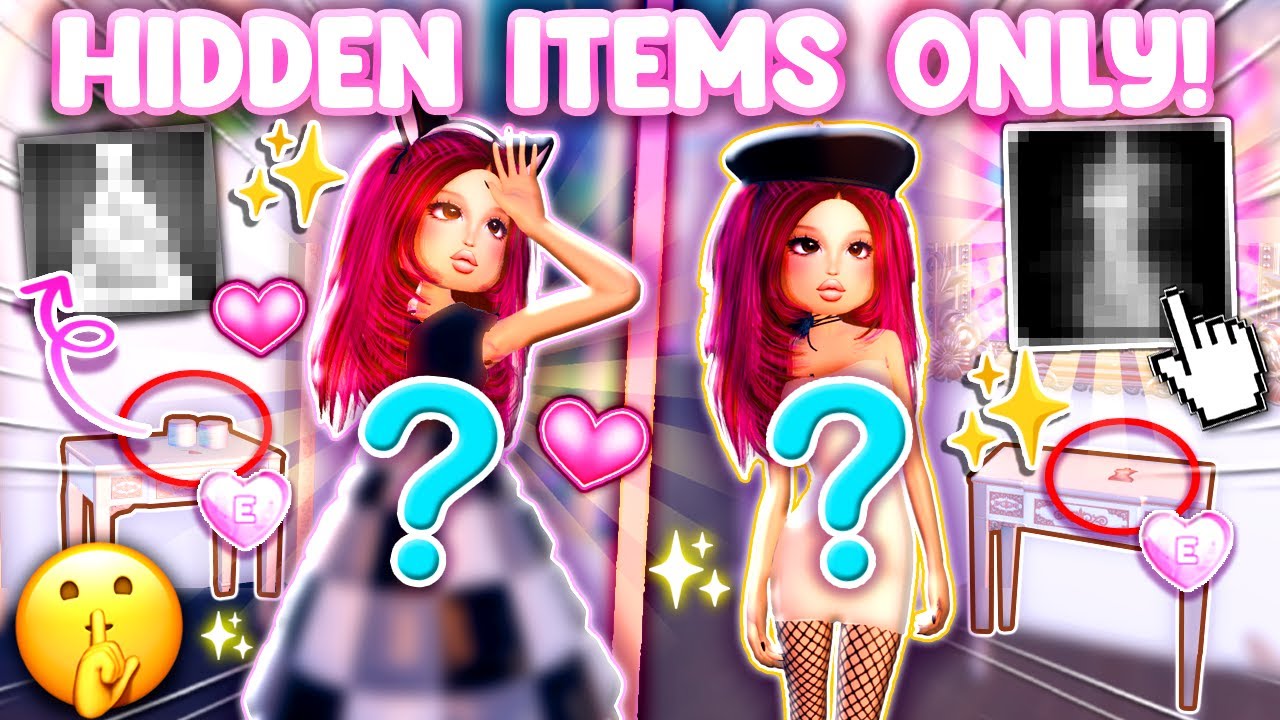 HIDDEN ITEMS For EVERY ROUND in Dress To Impress!
