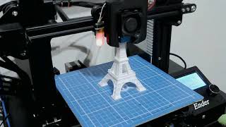 Eiffel Tower 3D Print Timelapse