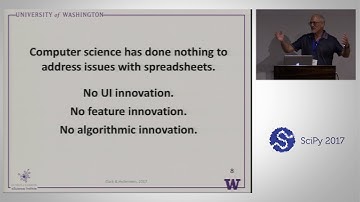 SciSheets   Providing the Power of Programming with the Simplicity of Spreadsheets | SciPy 2017 | Jo