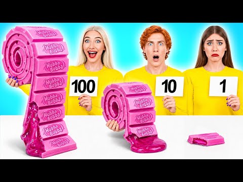 100 Layers of Food Challenge | Cool Food Tricks by Multi DO Joy