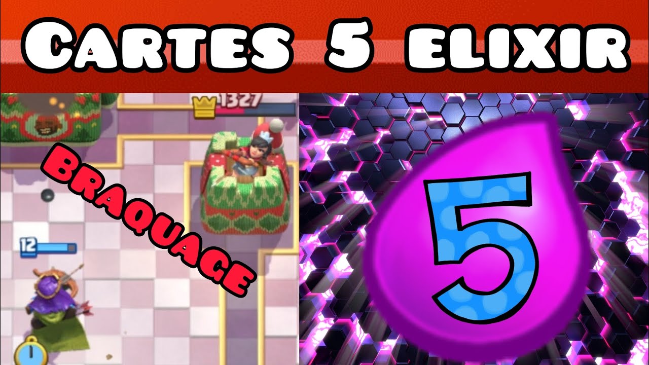 Ce DECK contient seulement des cartes à 5 elixir ! (Je vole une game ...