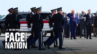 Trump, Hegseth attend dignified transfer of 4 soldiers killed in Middle East
