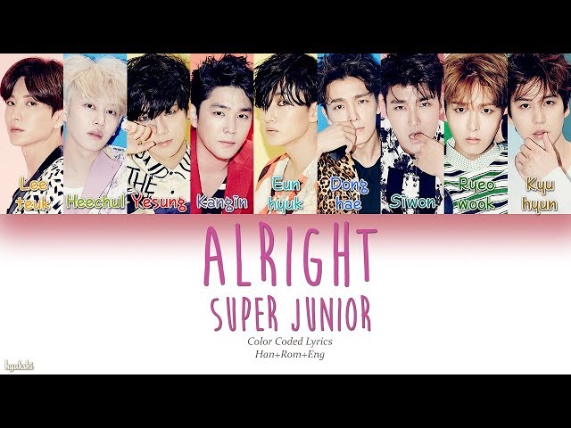 Super Junior - Alright