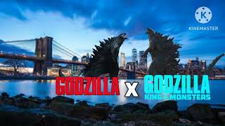 Godzilla KOTM 2019 x Godzilla 2014 theme remade Philip theme mashup versión v2