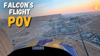 Falcons Flight Front Row POV | Record Breaking Coaster at Six Flags Qiddiya Net Worth