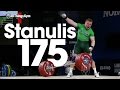 Zygimantas stanulis 175kg snatch 2016 european weightlifting championships