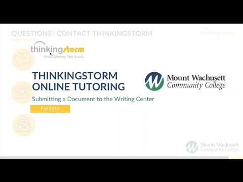 MWCC Online Writing Center Video Tutorial