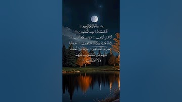 سورة الفاتحة #الفاتحة #قران_كريم #قرآن قران#quran #راحة_نفسية #المصحف #اكسبلور #لايك