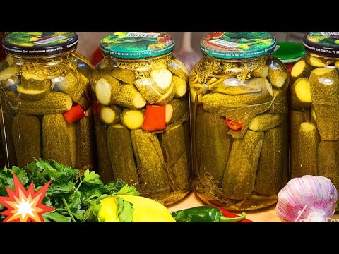 Хрустящие ОГУРЧИКИ на зиму " БОЛГАРИЯ ОТДЫХАЕТ" без стерилизации! Хоть ...