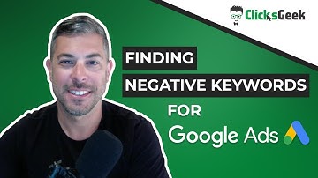 Adding Negative Keywords to Google AdWords - Maximize Ad efficiency