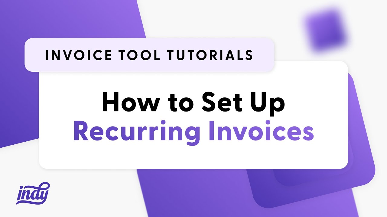 How to Set Up Recurring Invoices - YouTube