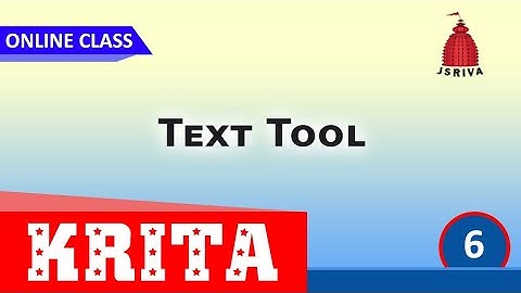 Krita 6 - Text tool