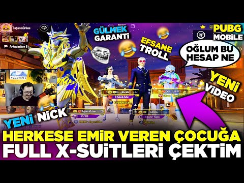 EFSANE GERİ DÖNDÜ 😎 TAKIMDA HERKESE EMİR VEREN ÇOCUĞA X - SUİTLERİMİ ÇEKTİM / RASTGELE TAKIM TROLL