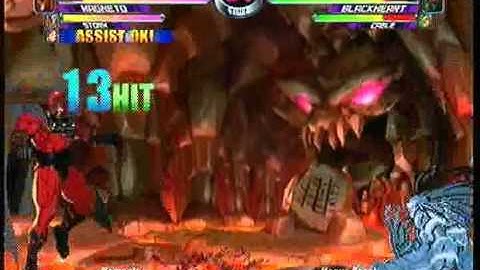 MvC2: MSP 100% Assist Kill (2 meters)