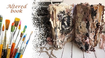 Vintage altered book tutorial by Maria Lillepruun