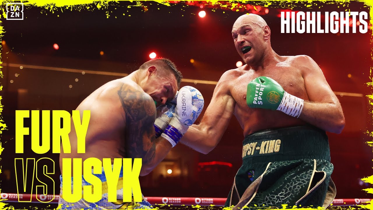 ⁣Tyson Fury vs Oleksandr Usyk | Boxen | DAZN Highlights