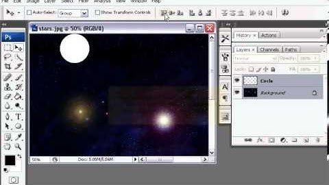 How to use the Move & Hand tools in PhotoShop