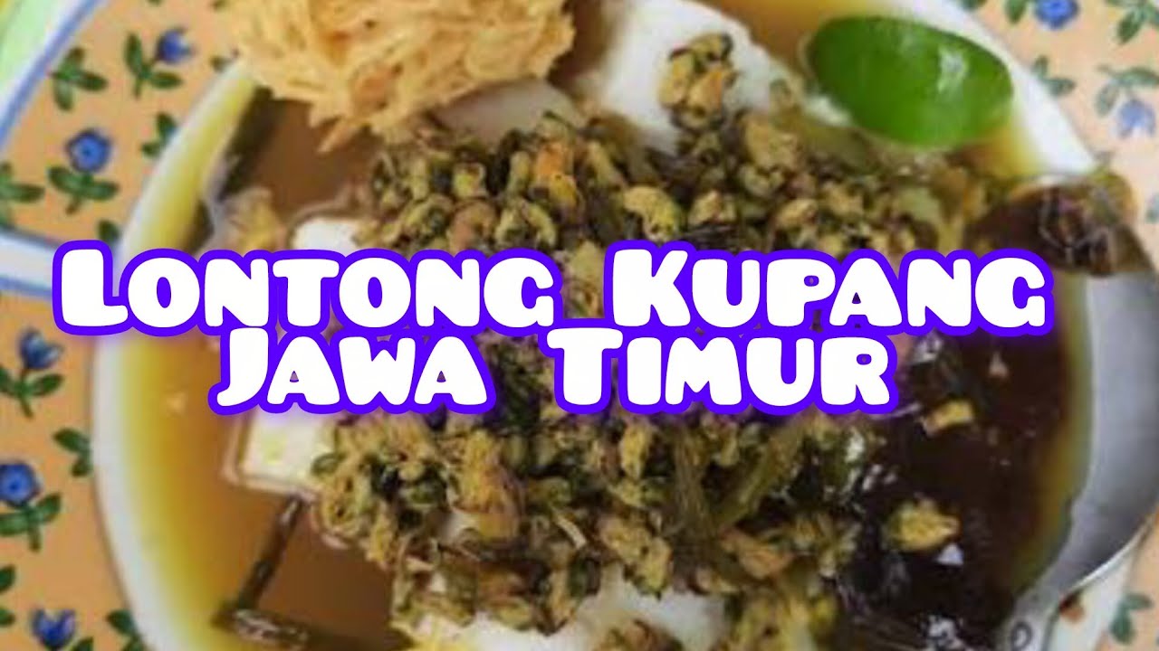 Resep Lontong Kupang Jawa Timur dengan Sambal Petis #food #cooking #recipe 