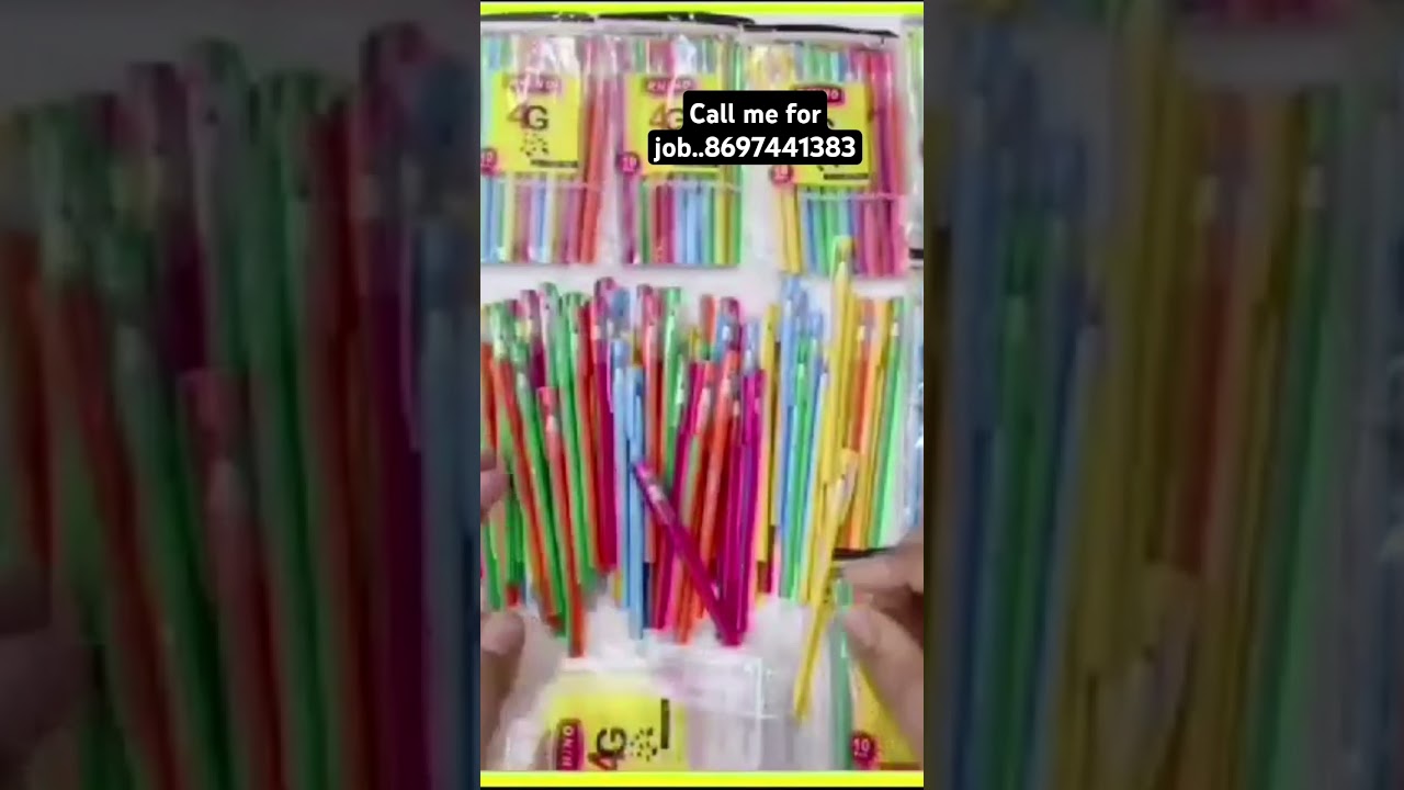 pen pencil packing work from home contact number 8697441383