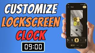 How to Change Lock Screen Clock Design on Android Phone | Customize Lock Screen Clock