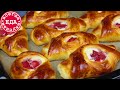 Булочки с клубникой и творогом. Вкуснейшая домашняя выпечка!