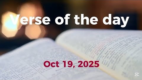Is God Slow? | Verse of the Day