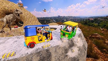 Uphill Tuk Tuk Driving Rickshaw 2021 Best Rickshaw Game #100 - Android iOS Gameplay | New Update