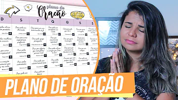 Como montar um cronograma de oração?