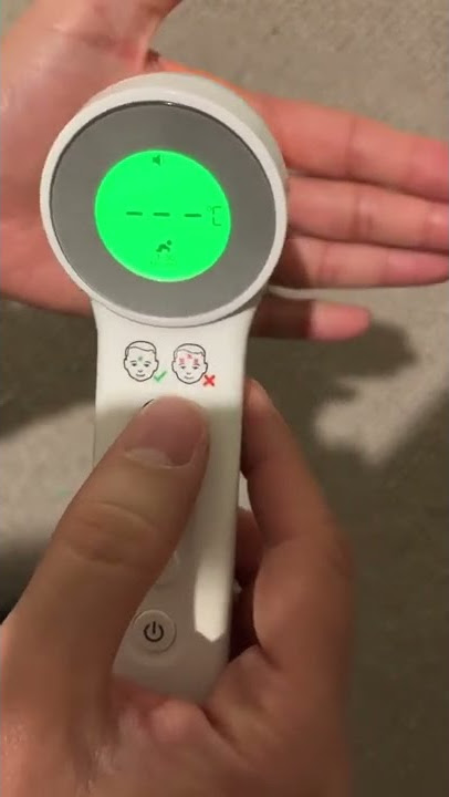 Braun No touch + touch Forehead thermometer (BNT300) - YouTube