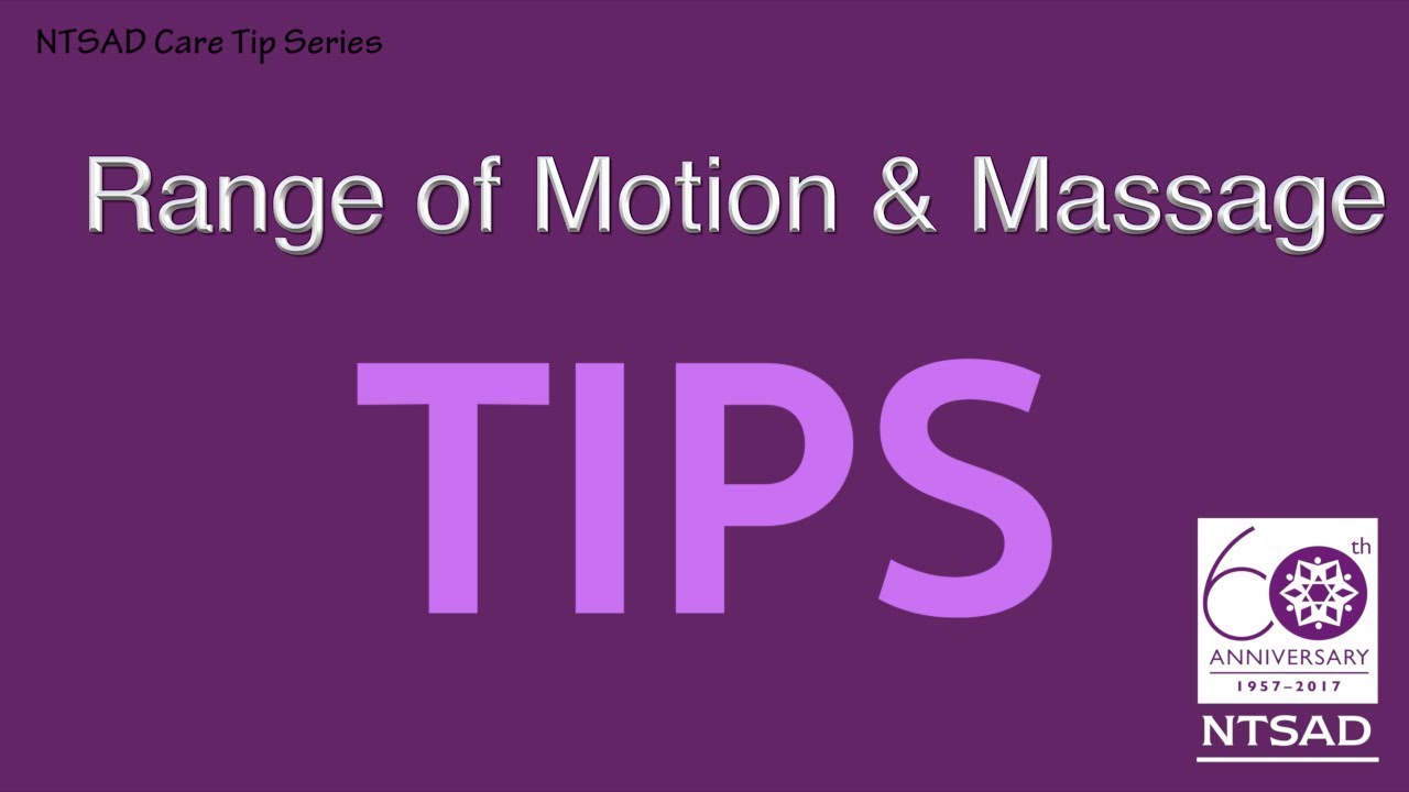 TIPS Range of Motion & Massage YouTube