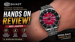 Duxot Pacifico Lapidary Red Jasper Review – A $420 Stone Dial