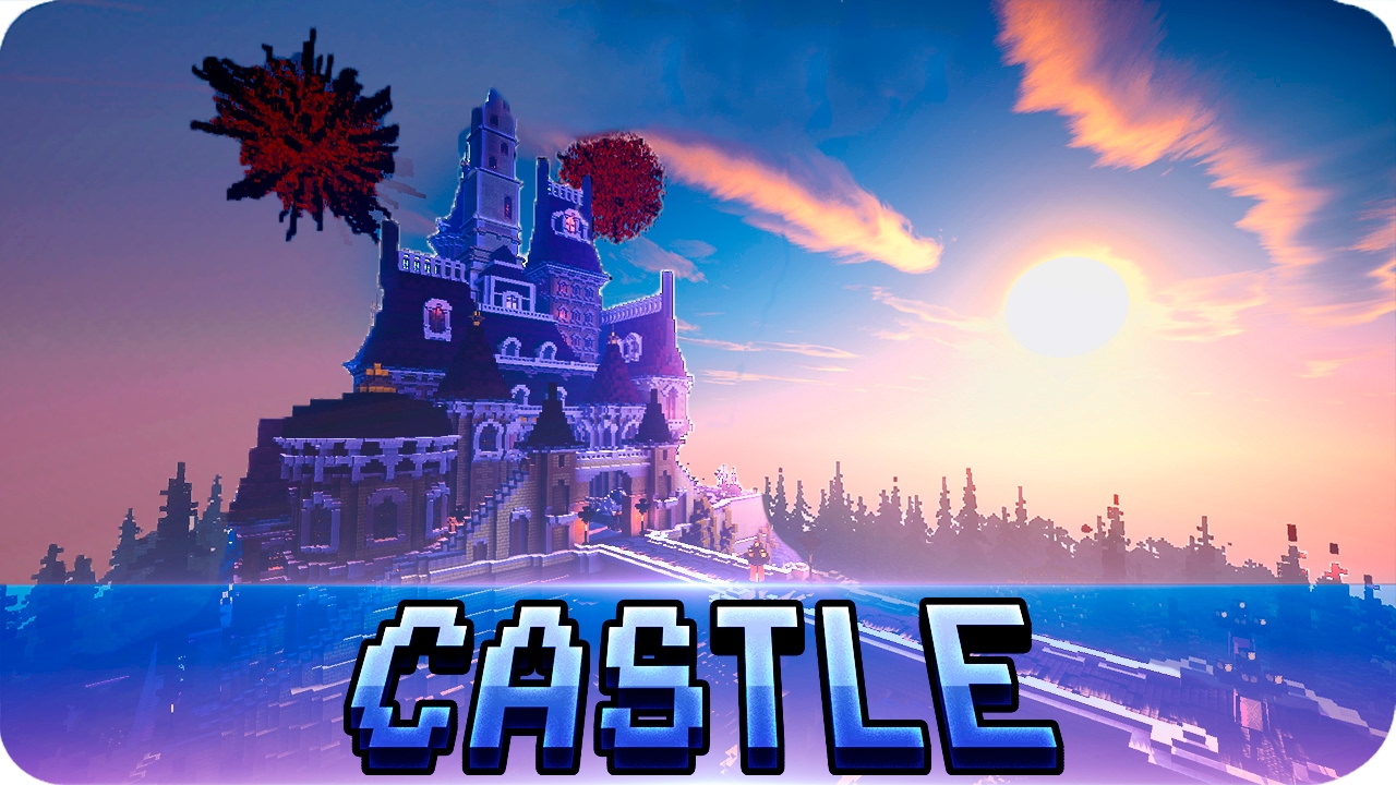 Minecraft Beast S Castle Map Cinematic Beauty And The Beast Castle In Minecraft Youtube