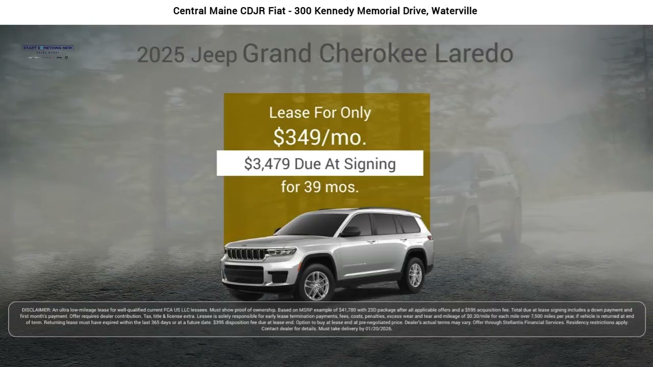 Start The Year With Something New - 2025 Jeep Grand Cherokee