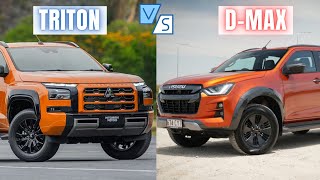 Mitsubishi Triton Vs Isuzu D-Max 2024 Detailed Comparison | Which Ute Reigns Supreme?