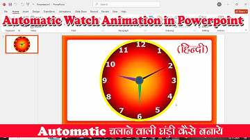 Watch Animation in Powerpoint | Clock Animation in Powerpoint | Powerpoint Watch animation