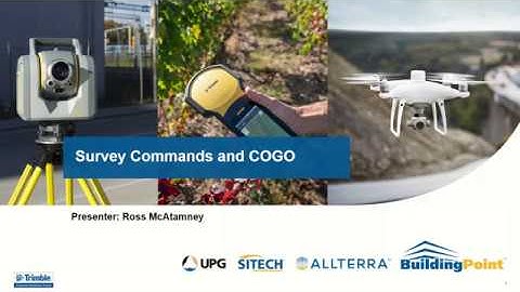 Survey Commands and COGO