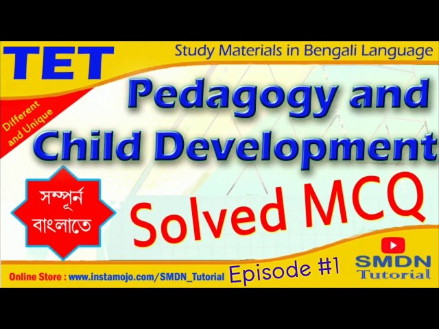 TET Solution | Episode #1 | Child Development and Pedagogy | SMDN Tutorial class=