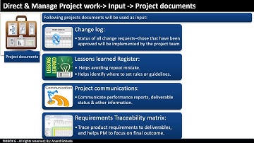 4 3 Direct and Manage Project Work    PMBOK6   PMP® Training   PMP® Certification