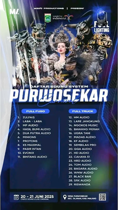 PURWOSEKAR CARNIVAL #karnaval #karnavalparty #soundhoreg #horeg #viral #viralvideo #video #fyp #dj