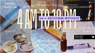 Woke Up at 4:00 AM on Sunday |  UPSC Study Vlog | Life of UPSC Aspirant 📚⏱️#upsc #upscmotivation